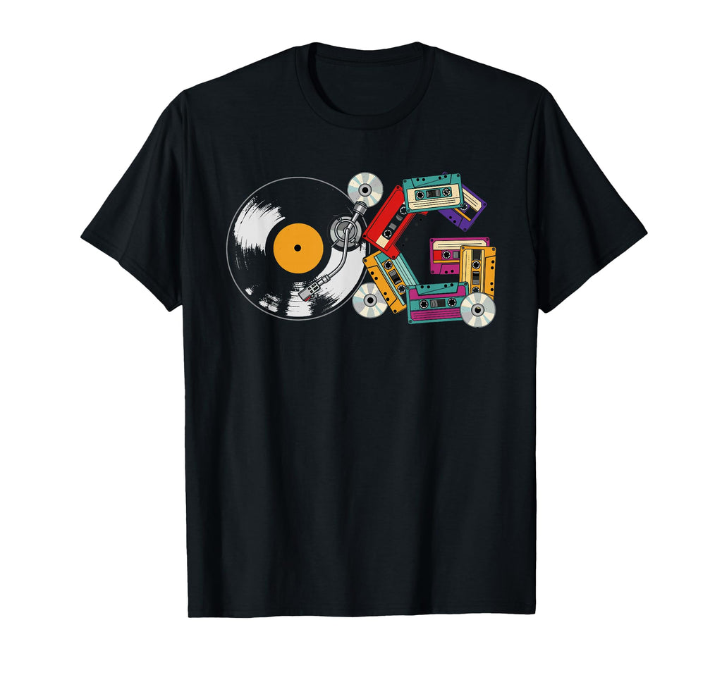 90S Hip Hop Og Music Vinyl T-Shirt - Fun Novelty Design for Adults - T-Shirt, Sweatshirt, Hoodie