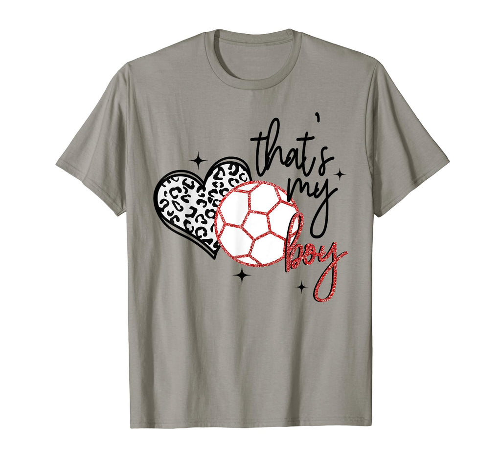 Thats My Leopard Heart Mothers Day T-Shirt - Minimalist Print Unisex - T-Shirt, Sweatshirt, Hoodie