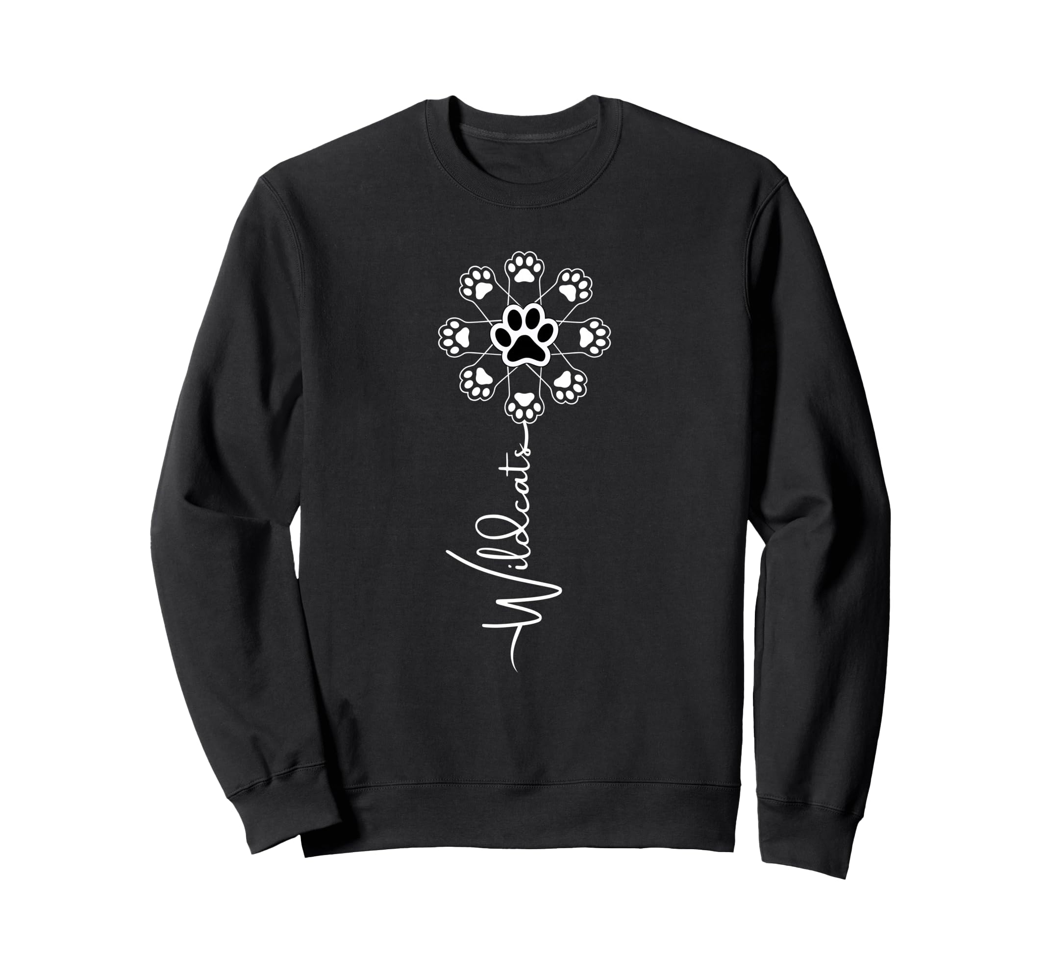 Wildcats Sunflower Sports Team Spirit Sweatshirt - Minimalist Print Unisex - T-Shirt, Sweatshirt, Hoodie