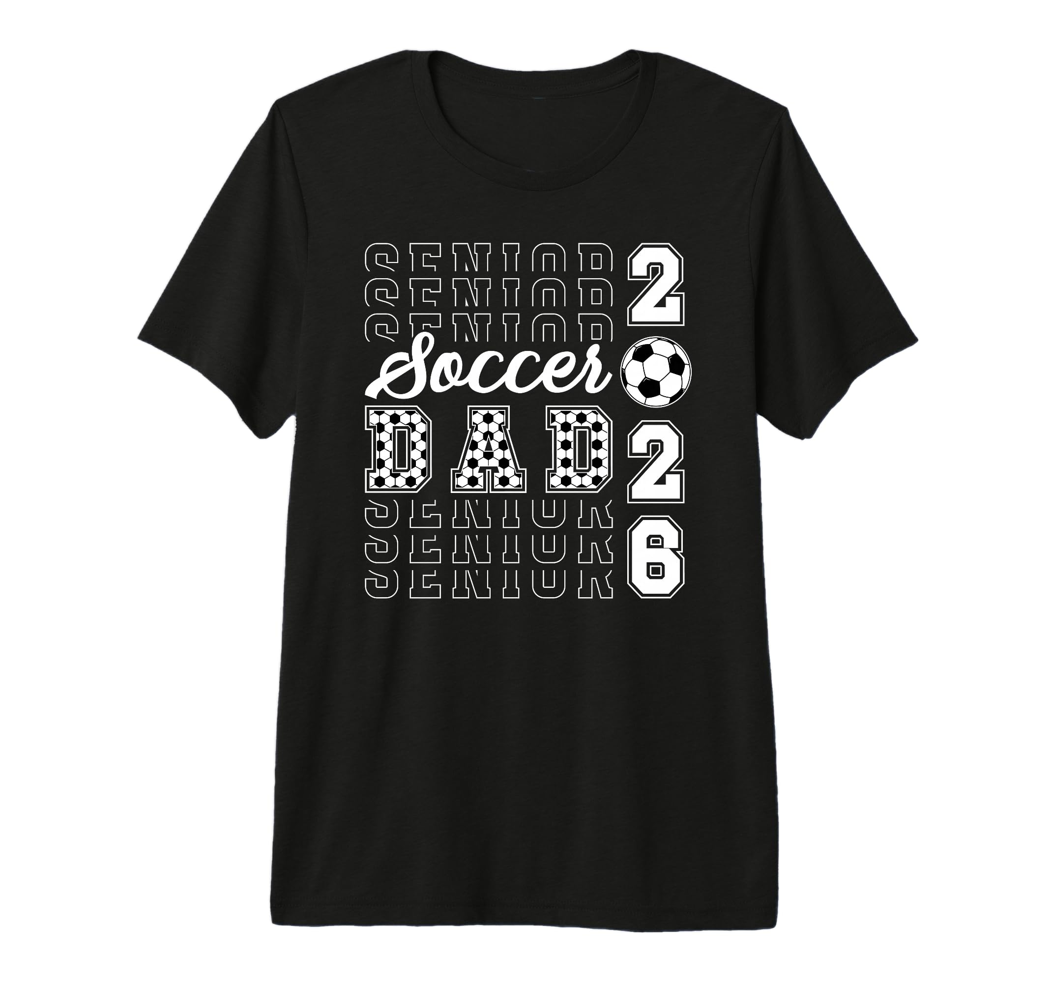 Mens Soccer Senior Dad Soccer Player T-Shirt - Aesthetic Graphic Unisex - T-Shirt, Sweatshirt, Hoodie