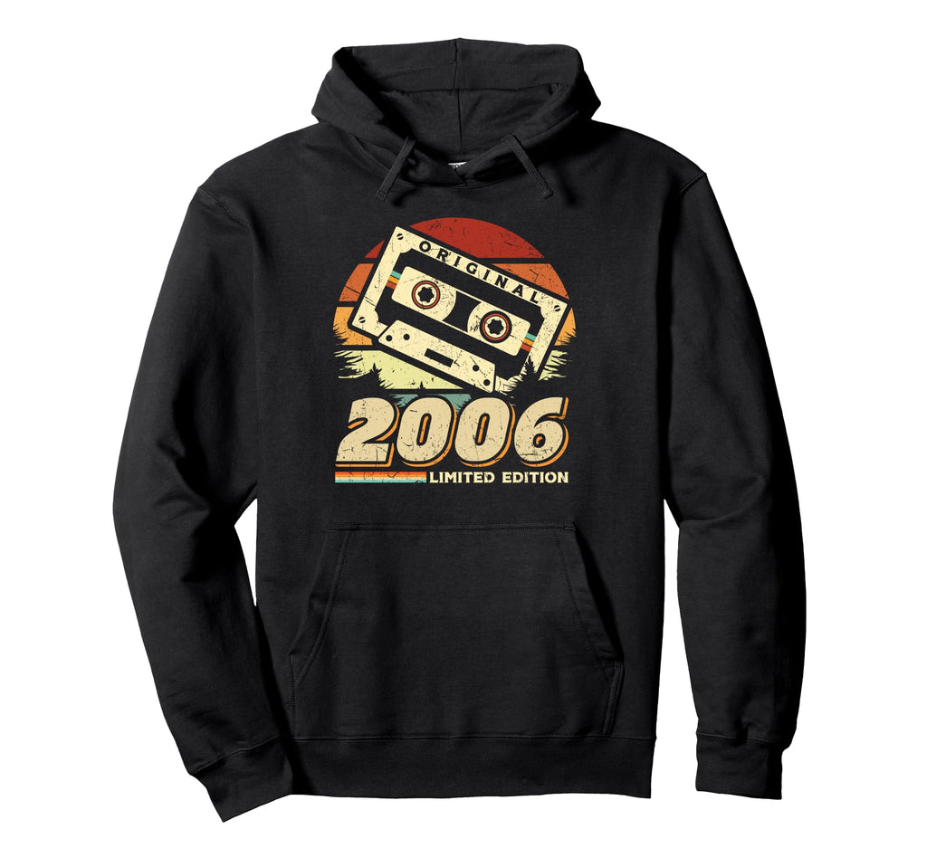 2006 Cassette Tape 20Th Birthday Hoodie - Trendy Graphic for Adults - T-Shirt, Sweatshirt, Hoodie