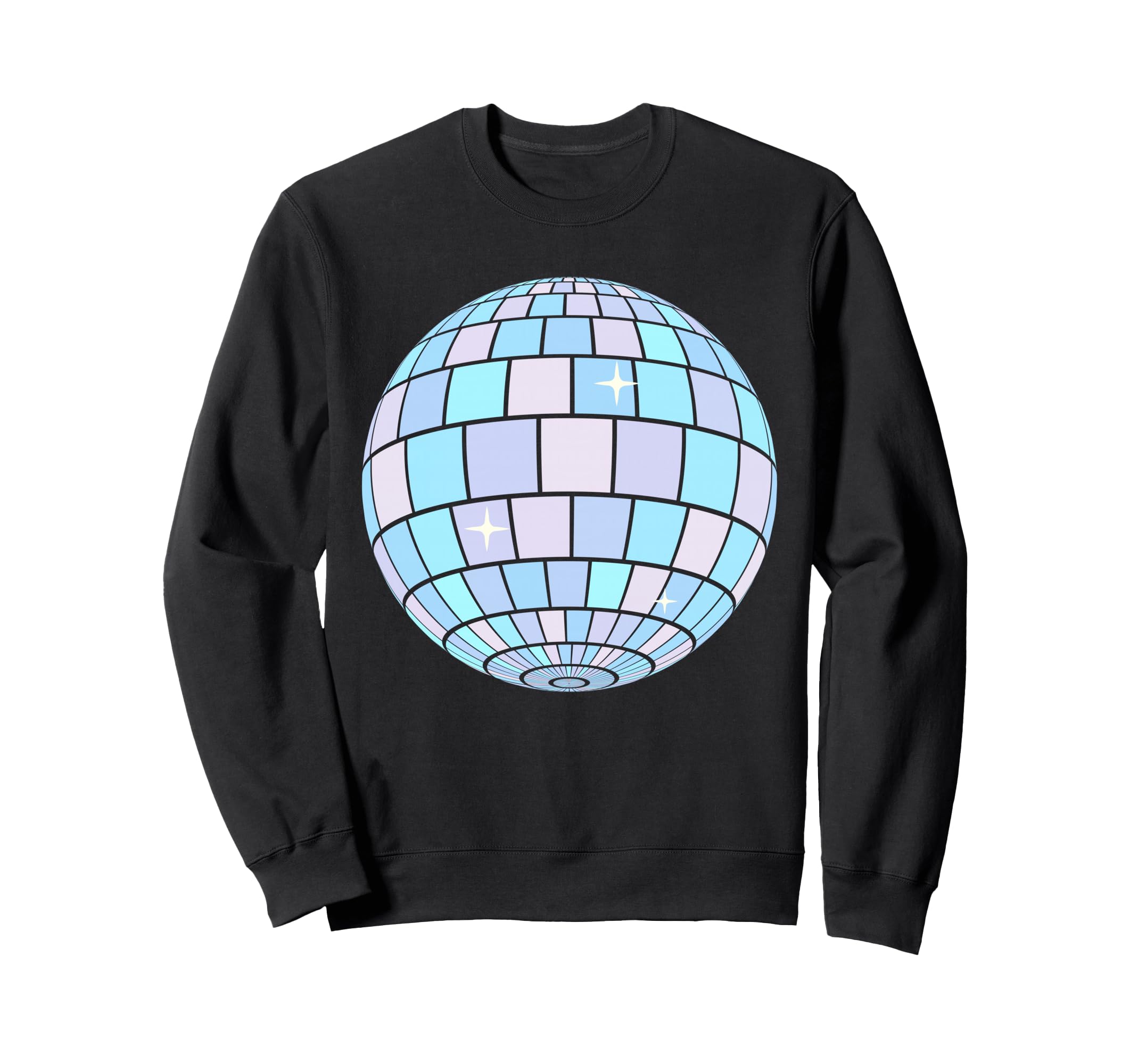 Danish Pastel Aesthetic Disco Ball Sweatshirt - Trendy Graphic Men Women - T-Shirt, Sweatshirt, Hoodie