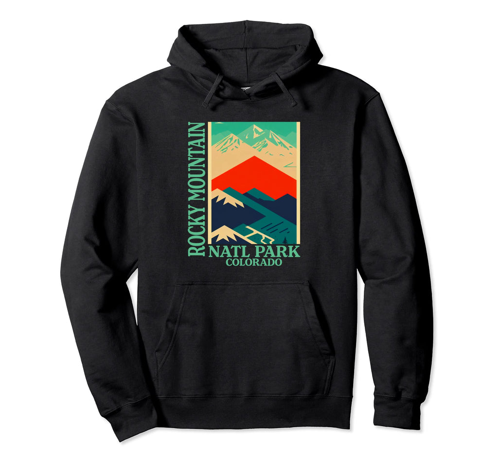 Colorado Rocky Mountain National Park Hoodie - Streetwear Style Men Women - T-Shirt, Sweatshirt, Hoodie