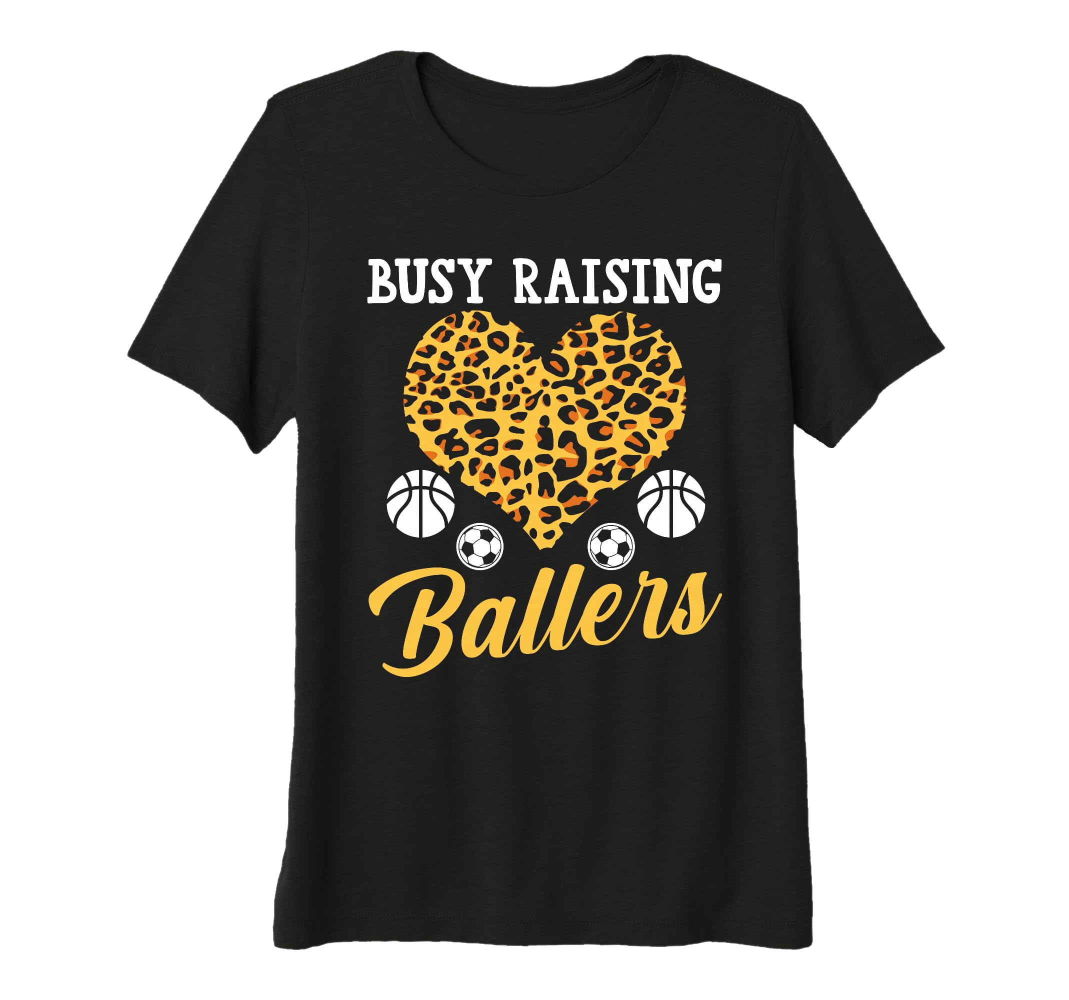 Womens Busy Raising Ballers T-Shirt - Aesthetic Graphic for Adults - T-Shirt, Sweatshirt, Hoodie
