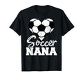 Soccer Nana Heart Funny Heartfelt Love T-Shirt - Unique Graphic Unisex - T-Shirt, Sweatshirt, Hoodie
