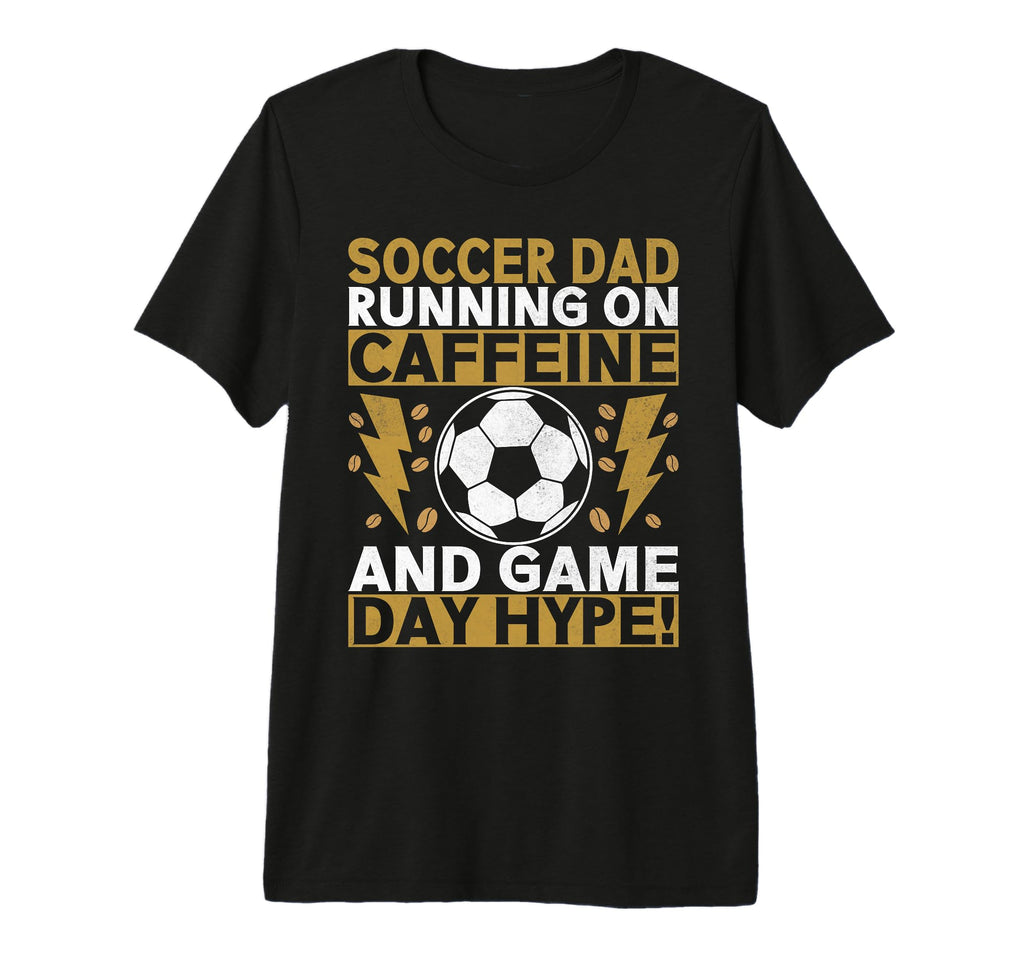 Running Caffeine And Game Day Hype T-Shirt - Graphic Print for Adults - T-Shirt, Sweatshirt, Hoodie