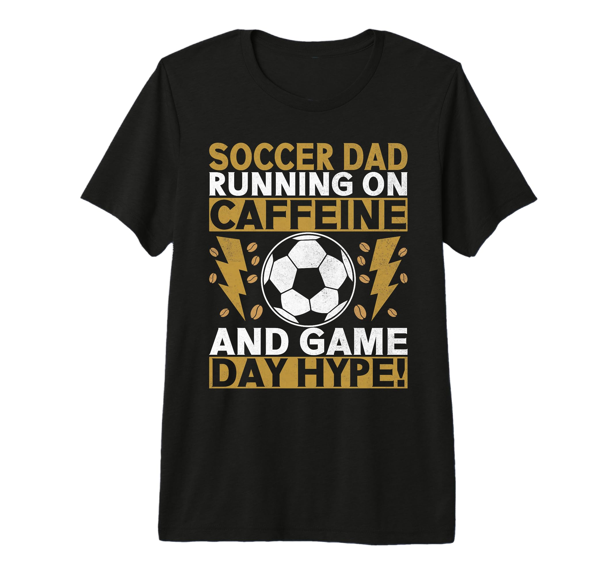 Running Caffeine And Game Day Hype T-Shirt - Graphic Print for Adults - T-Shirt, Sweatshirt, Hoodie