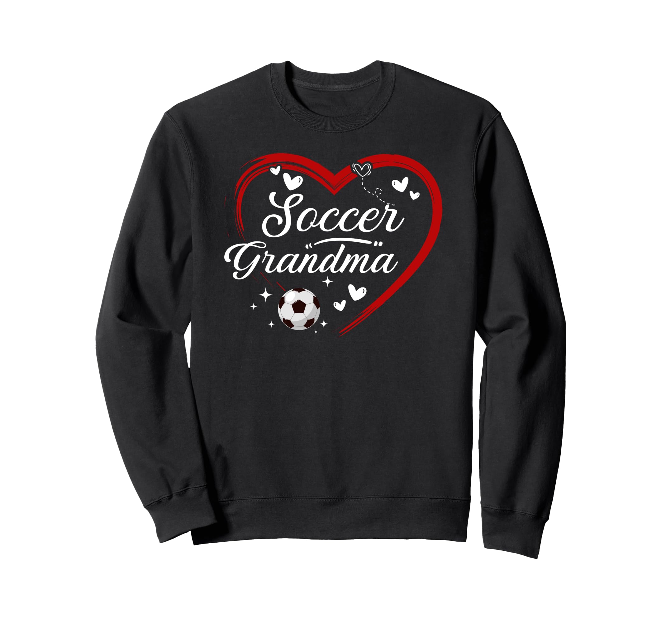 Soccer Grandma Heart Grandma Soccer Sweatshirt - Streetwear Style Unisex - T-Shirt, Sweatshirt, Hoodie