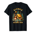 Camping Forest Tent Campfire Olympic T-Shirt - Custom Art Print Unisex - T-Shirt, Sweatshirt, Hoodie