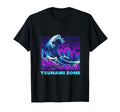 Great Wave Vaporwave Tsunami Zone T-Shirt - Custom Art Print for Adults - T-Shirt, Sweatshirt, Hoodie