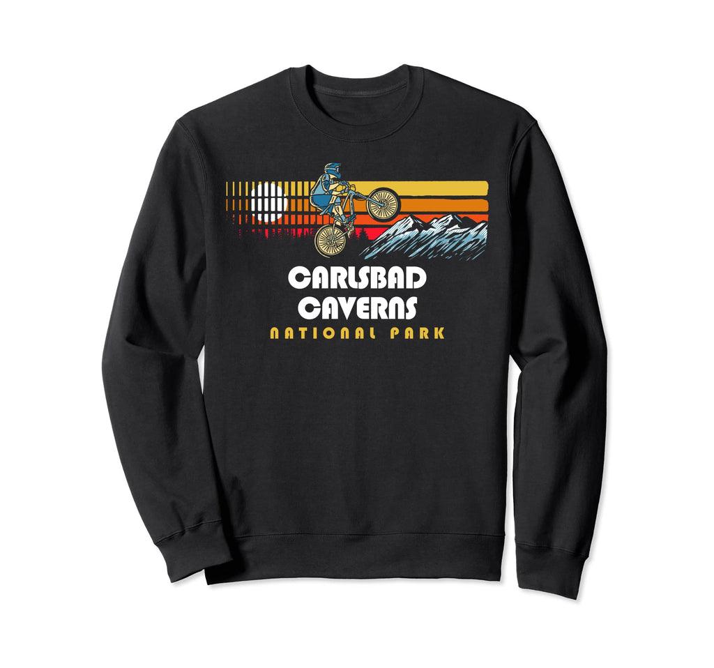 80S Carlsbad Caverns National Sweatshirt - Casual Everyday Wear Unisex - T-Shirt, Sweatshirt, Hoodie