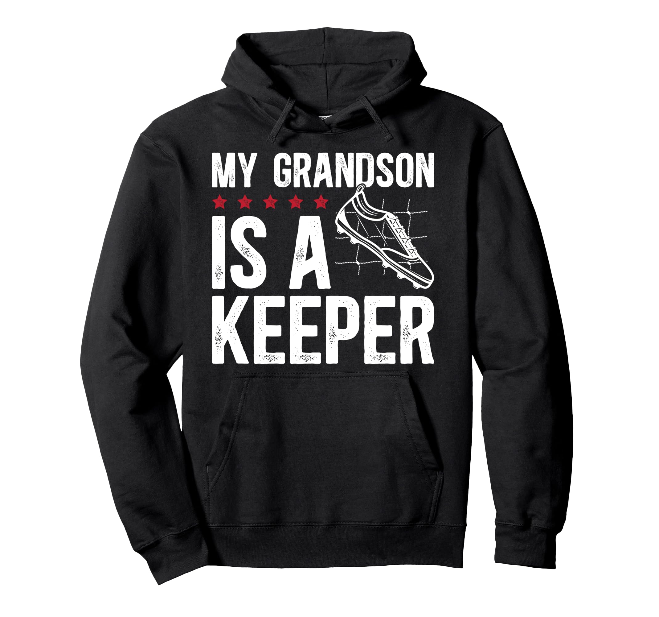 Soccer Keeper Grandpa Soccer Goalie Hoodie - Minimalist Print Unisex - T-Shirt, Sweatshirt, Hoodie