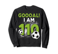110Th Birthday Soccer Theme 110Year Sweatshirt - Trendy Graphic for Adults - T-Shirt, Sweatshirt, Hoodie