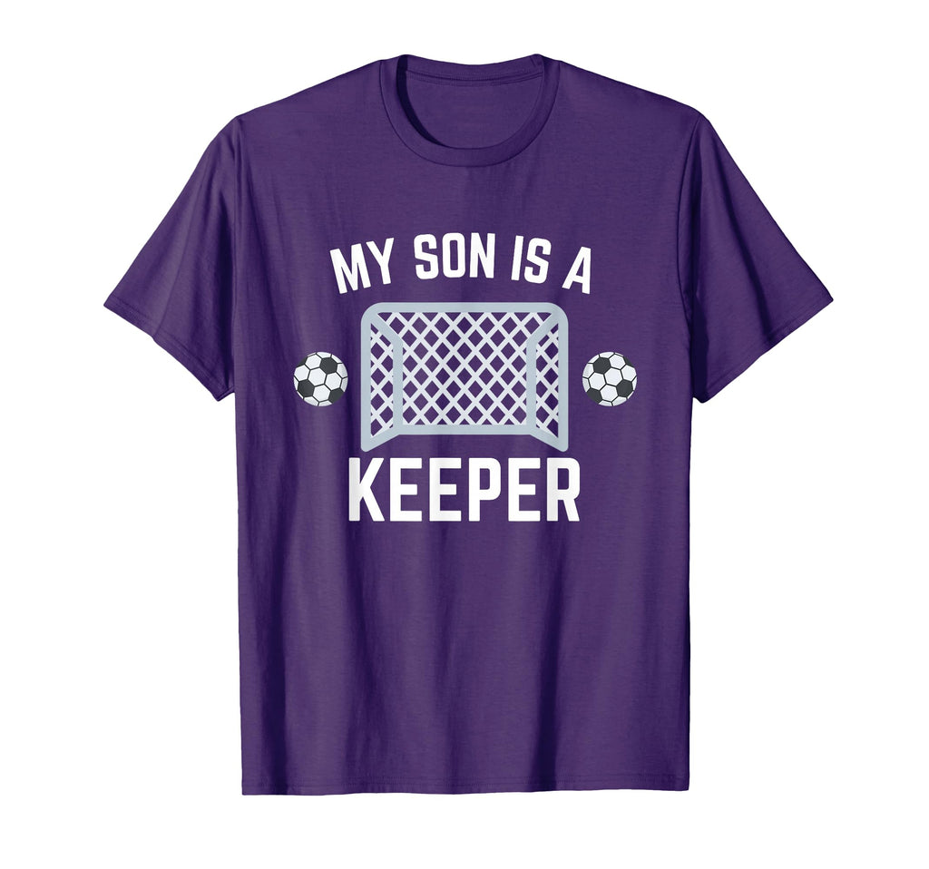 My Son Is Keeper Soccer Goalie Player T-Shirt - Custom Art Print Men Women - T-Shirt, Sweatshirt, Hoodie
