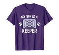 My Son Is Keeper Soccer Goalie Player T-Shirt - Graphic Print Unisex - T-Shirt, Sweatshirt, Hoodie