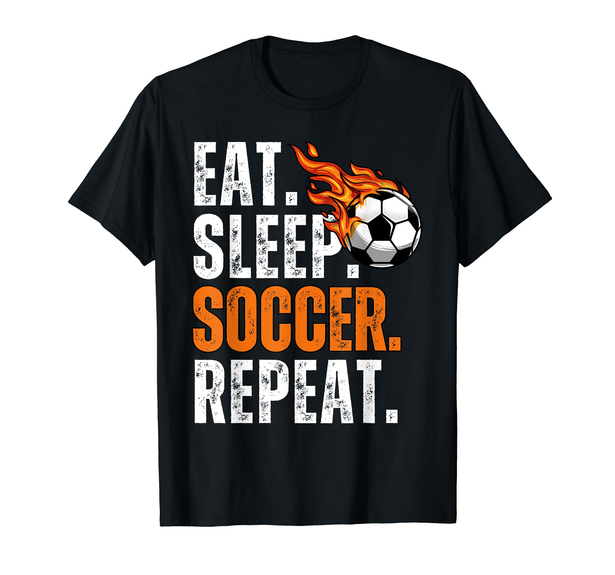 Soccer Lover Themed Tees Eat T-Shirt - Casual Everyday Wear Men Women - T-Shirt, Sweatshirt, Hoodie