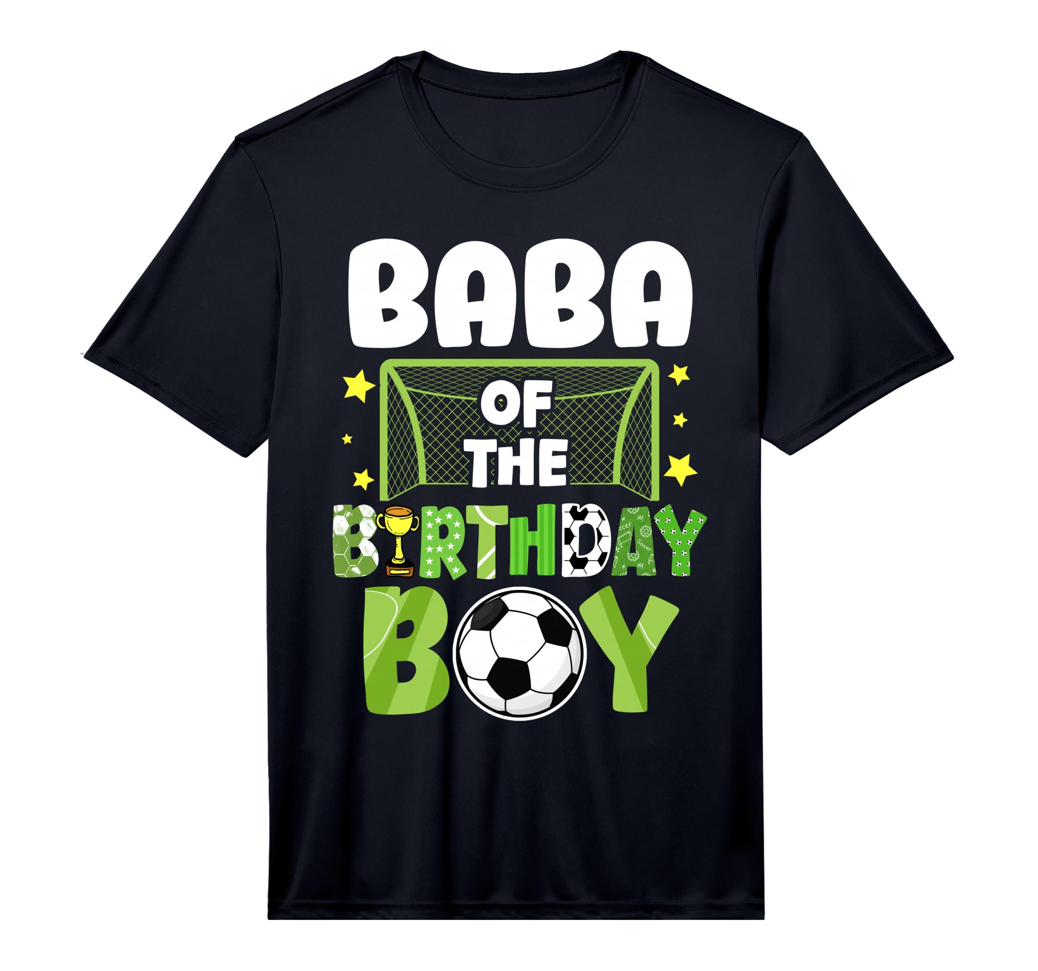 Mens Soccer Baba Birthday Party Soccer T-Shirt - Unique Graphic Unisex - T-Shirt, Sweatshirt, Hoodie