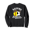 Raising Ballers Soccer Softball Mom Sweatshirt - Unique Graphic for Adults - T-Shirt, Sweatshirt, Hoodie