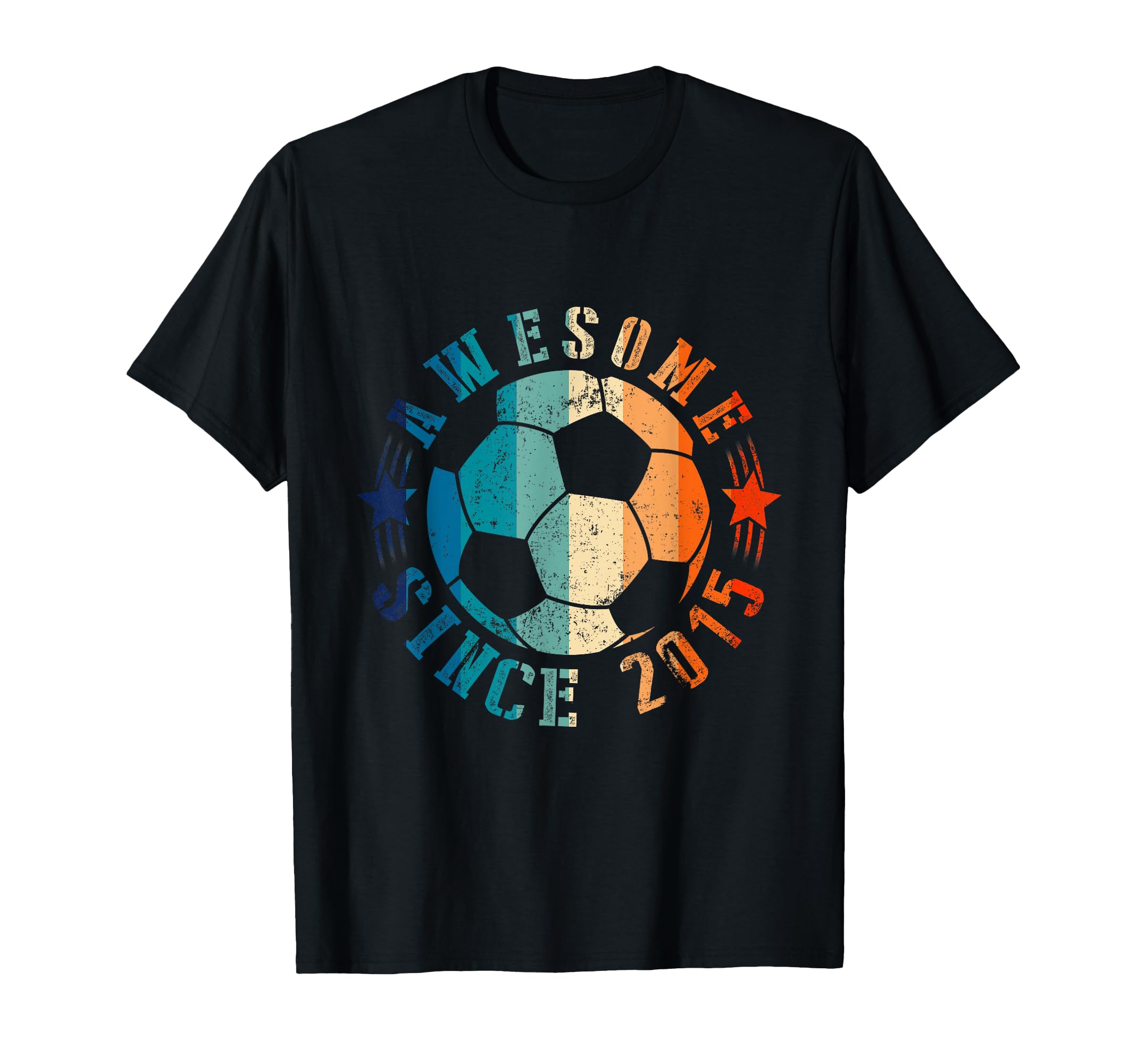 Awesome Since 2015 8Th Birthday 8 Year T-Shirt - Trendy Graphic Men Women - T-Shirt, Sweatshirt, Hoodie