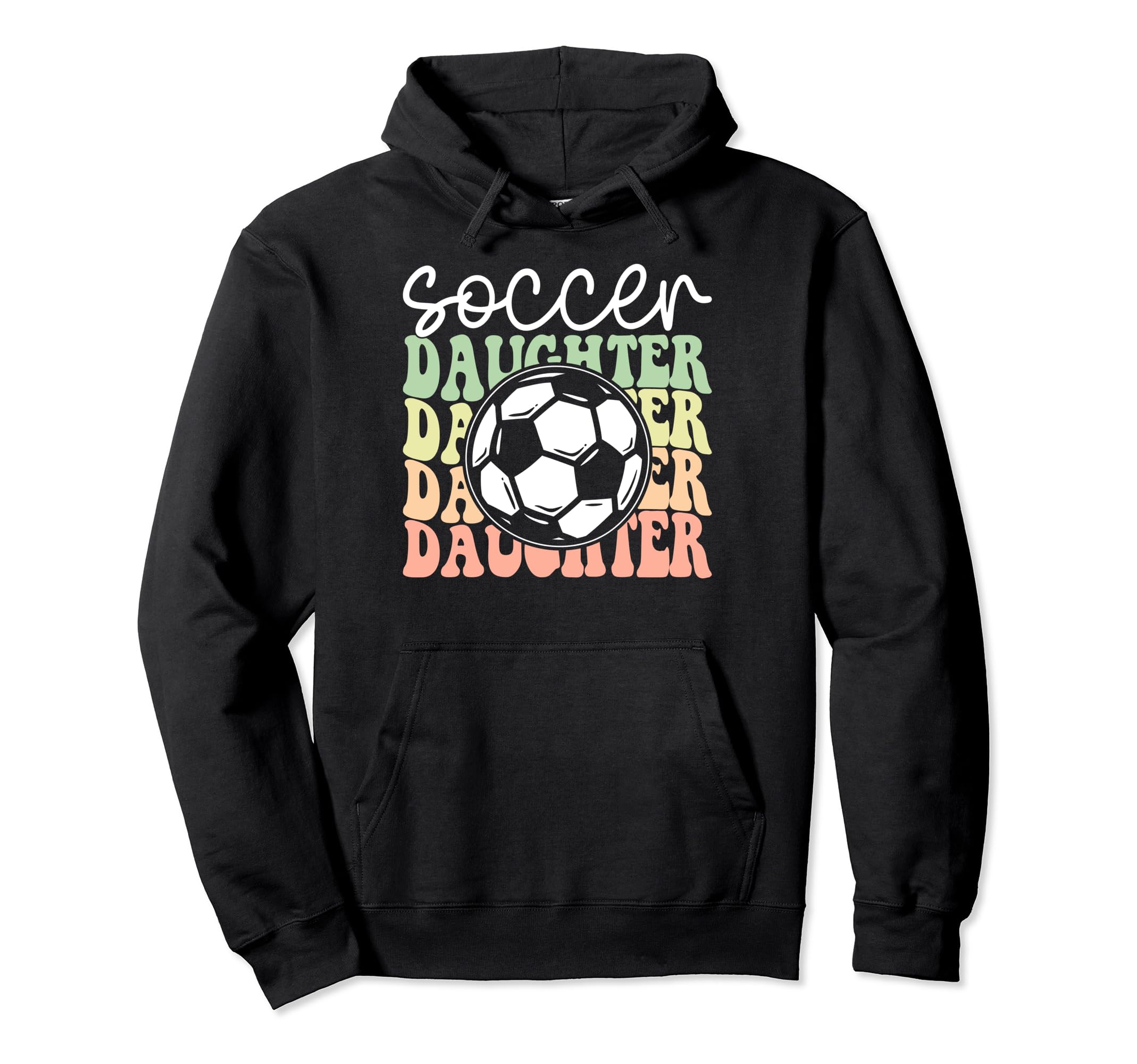 Soccer Daughter Sports Lover Player Hoodie - Minimalist Print Unisex - T-Shirt, Sweatshirt, Hoodie