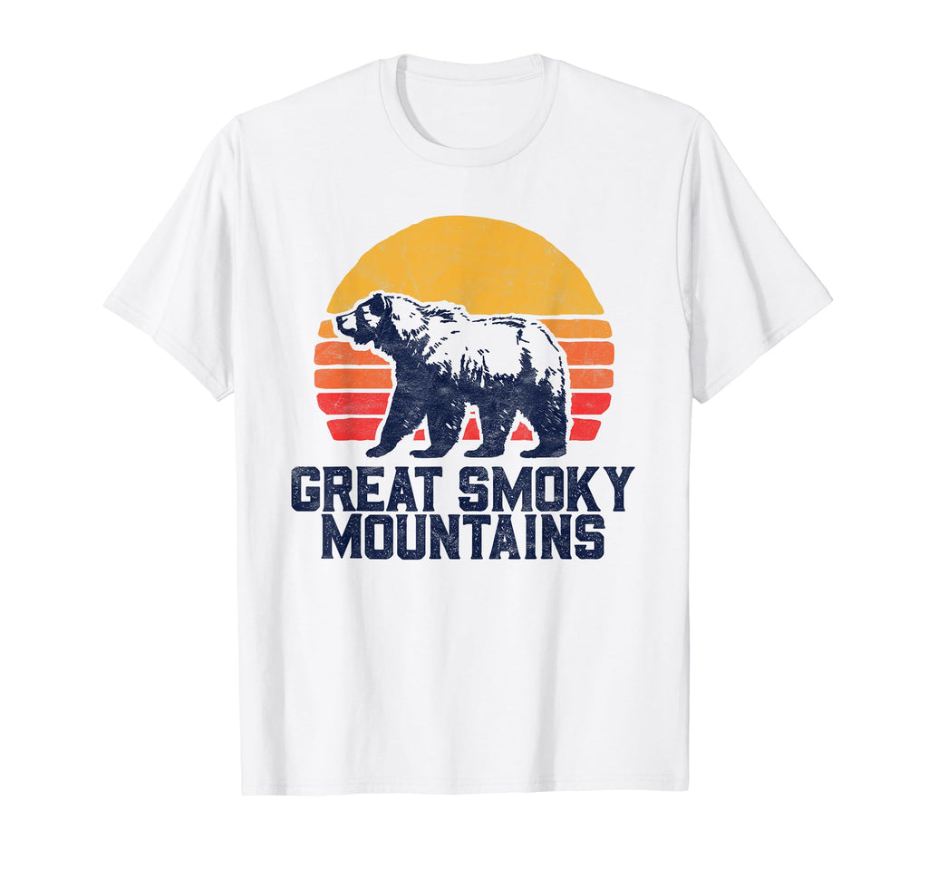 Great Smoky Mountains National Park Bear T-Shirt - Minimalist Print Unisex - T-Shirt, Sweatshirt, Hoodie