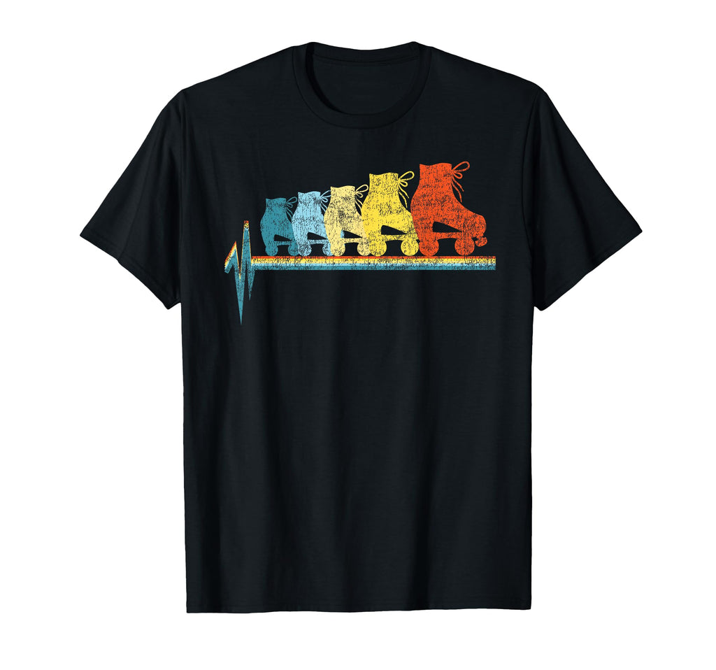 Roller Skating Skate Heartbeat T-Shirt - Unique Graphic for Adults - T-Shirt, Sweatshirt, Hoodie