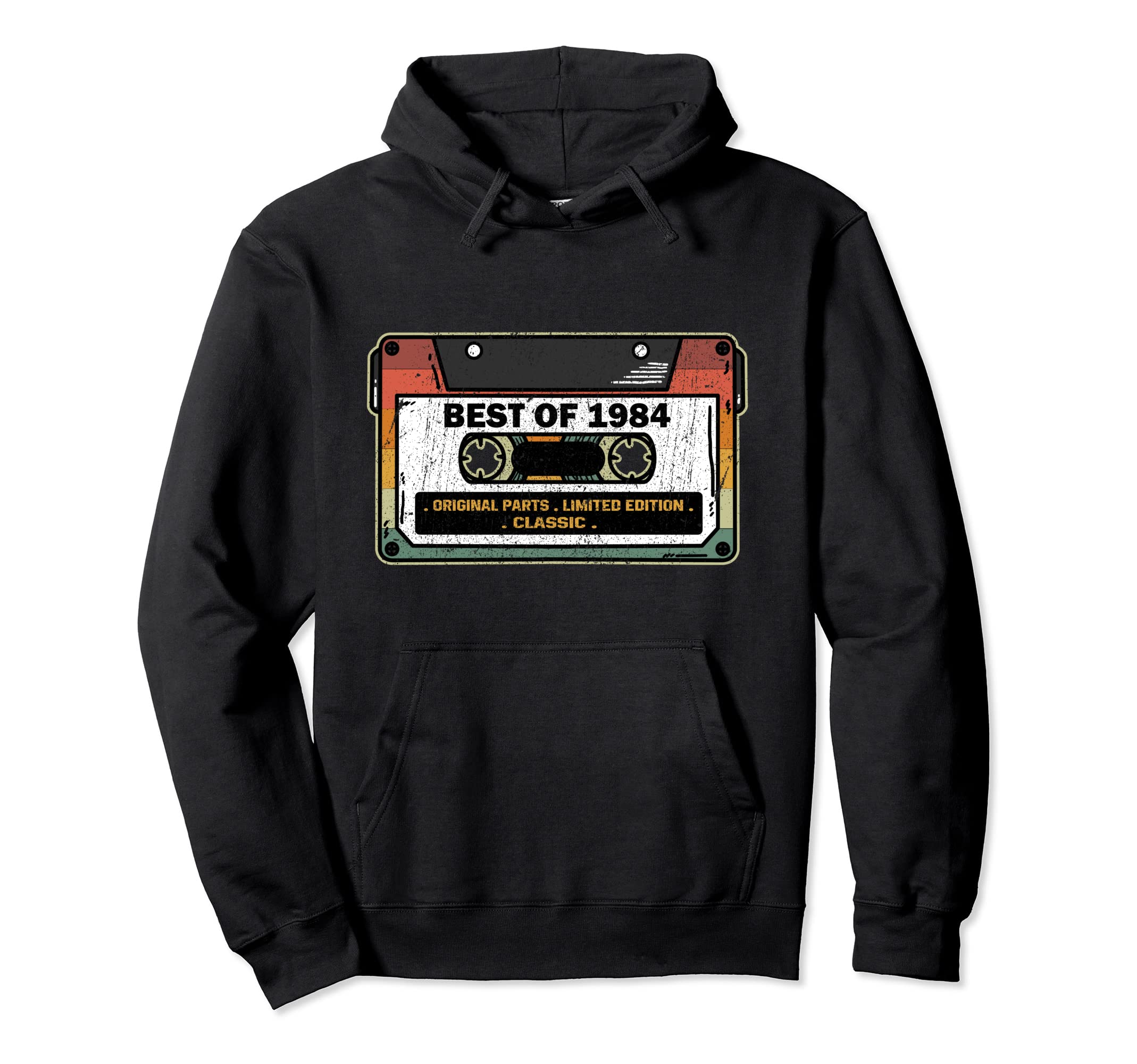 Best 1984 Cassette 38 Years 38Th Birthday Hoodie - Graphic Print for Adults - T-Shirt, Sweatshirt, Hoodie