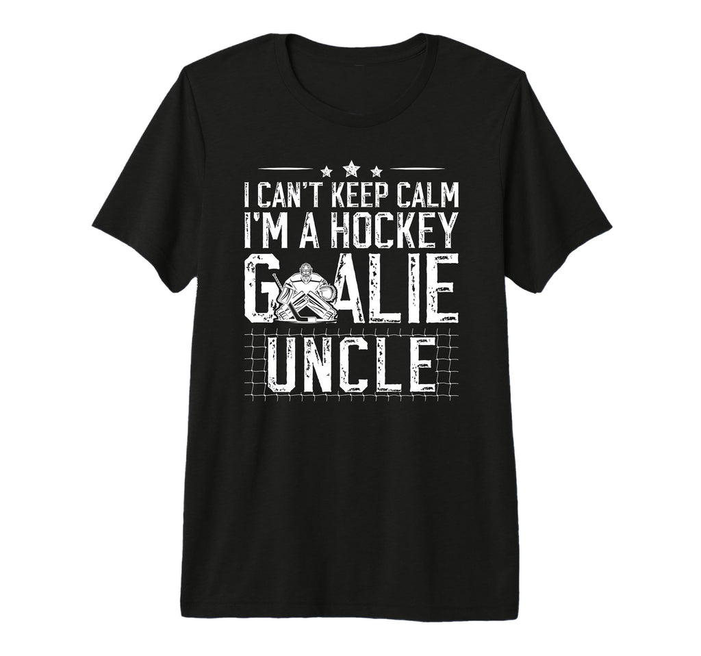 Mens Im Hockey Goalie Uncle Ice T-Shirt - Fun Novelty Design for Adults - T-Shirt, Sweatshirt, Hoodie
