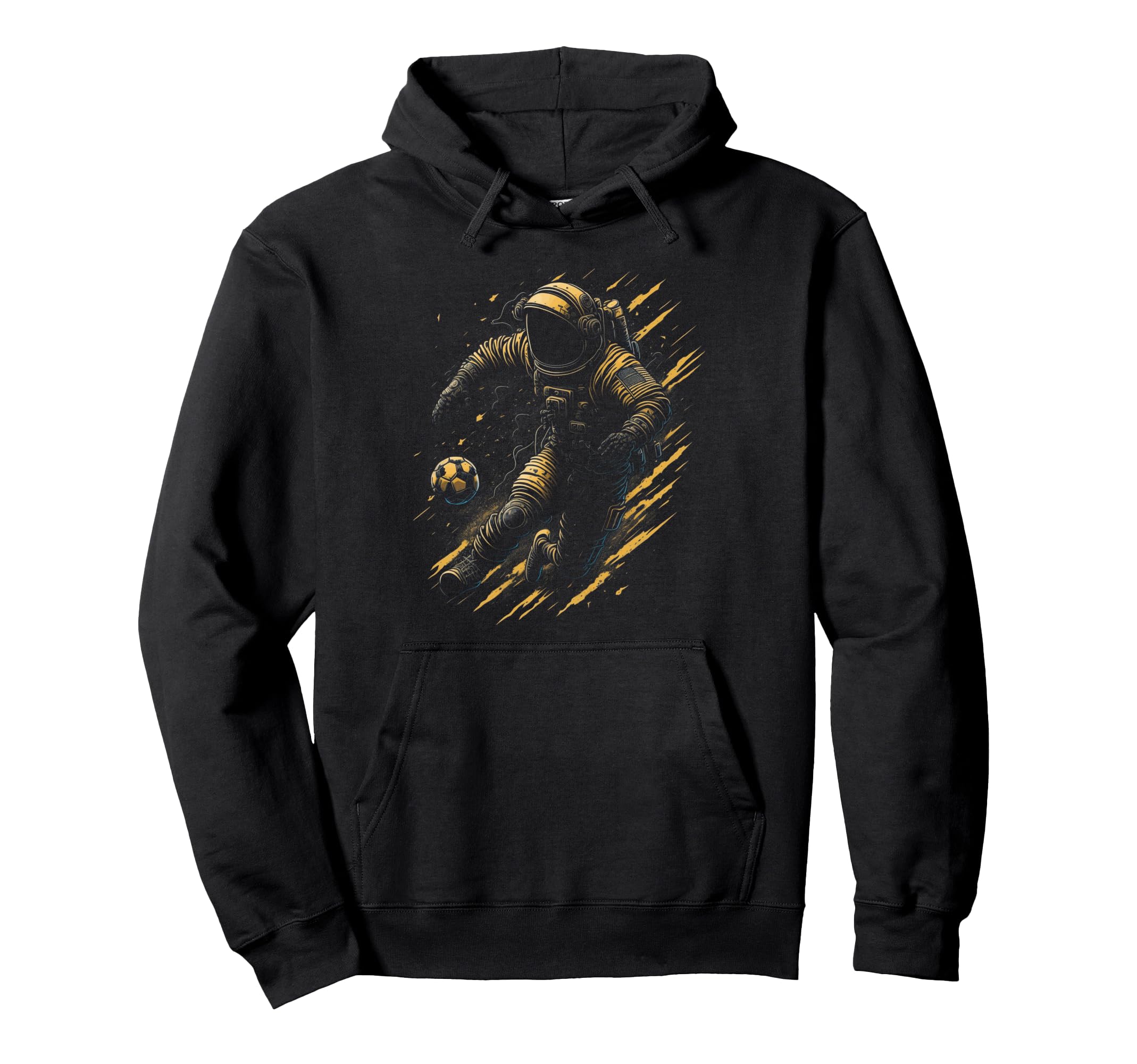 Astronaut Playing Soccer Space Astronaut Hoodie - Streetwear Style Unisex - T-Shirt, Sweatshirt, Hoodie