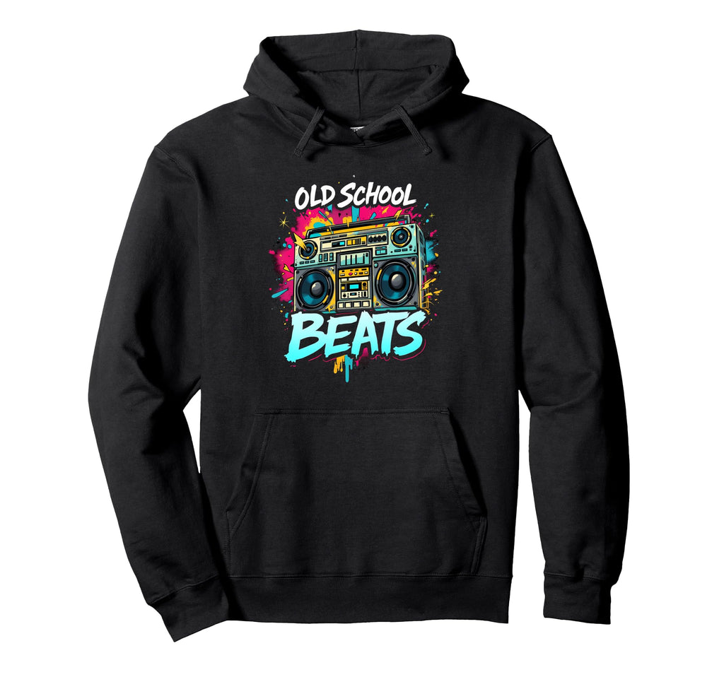 Old School Beats Hip Hop Hoodie - Streetwear Style Unisex - T-Shirt, Sweatshirt, Hoodie