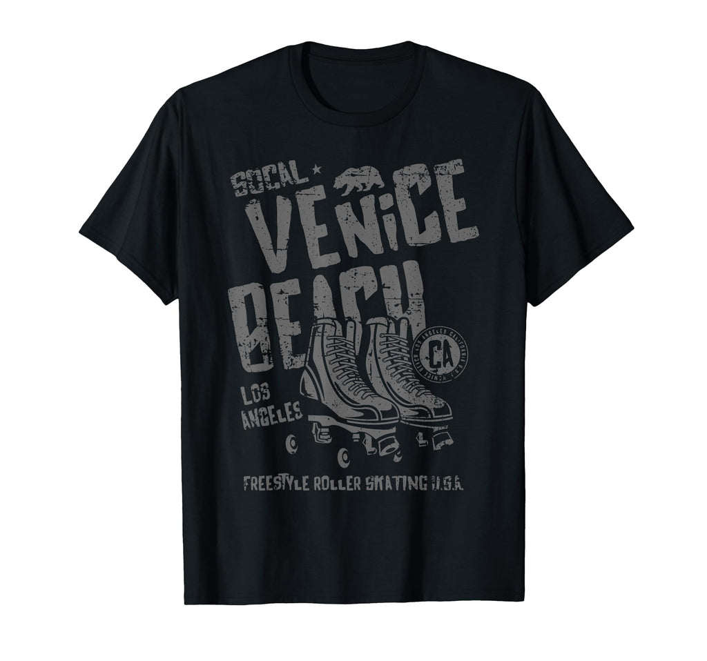 Venice Beach California Roller Skate T-Shirt - Trendy Graphic for Adults - T-Shirt, Sweatshirt, Hoodie