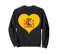 Spain National Flag Love Spain Sweatshirt - Novelty Apparel Men Women - T-Shirt, Sweatshirt, Hoodie
