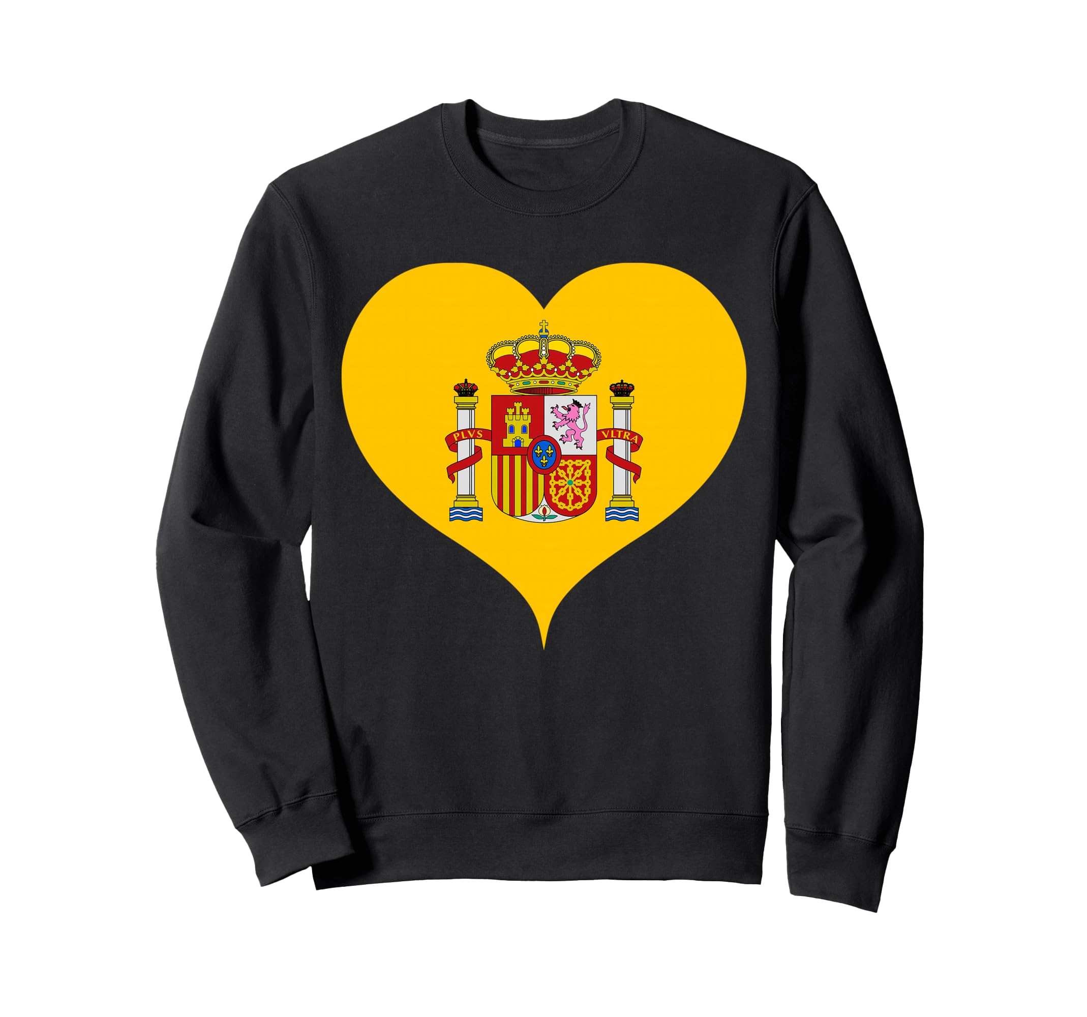 Spain National Flag Love Spain Sweatshirt - Novelty Apparel Men Women - T-Shirt, Sweatshirt, Hoodie