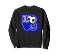 Soccer Love Teen Shades Blue Sweatshirt - Novelty Apparel Men Women - T-Shirt, Sweatshirt, Hoodie