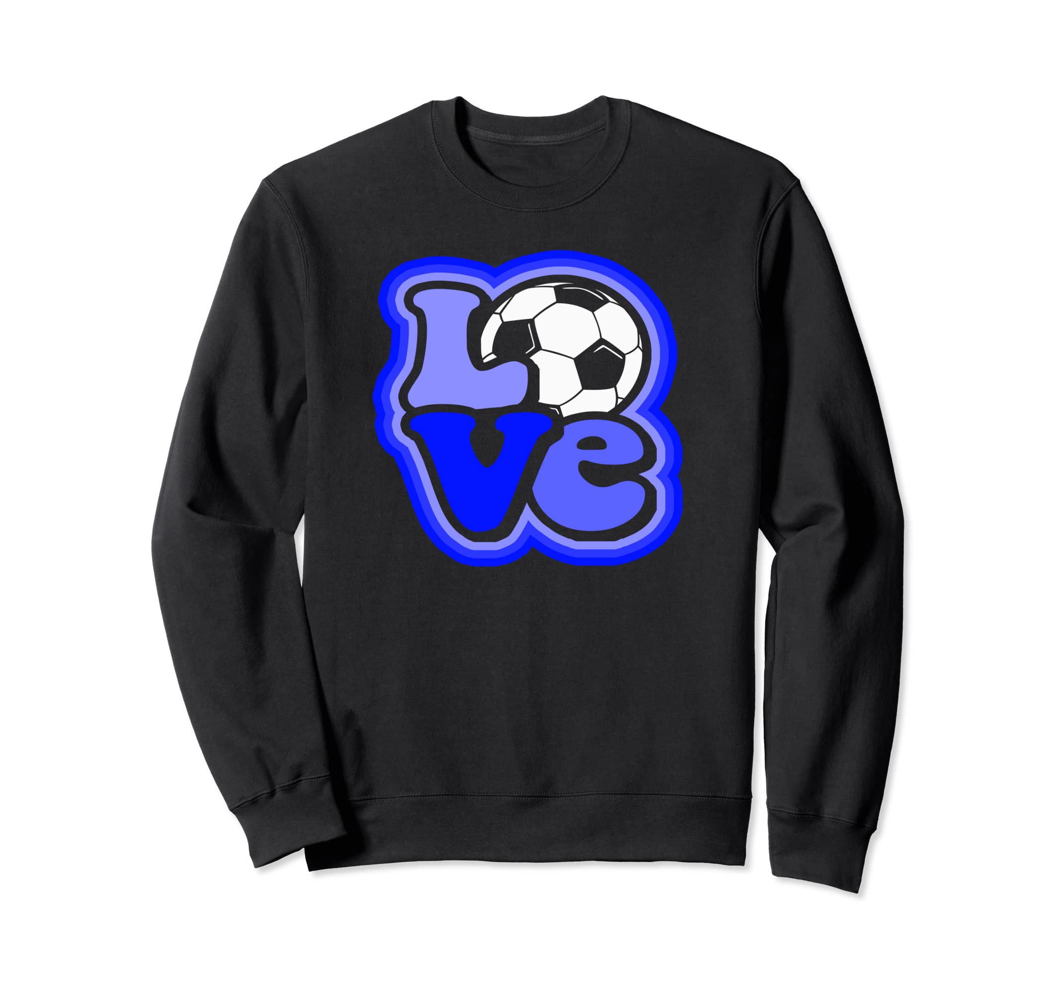 Soccer Love Teen Shades Blue Sweatshirt - Streetwear Style Unisex - T-Shirt, Sweatshirt, Hoodie