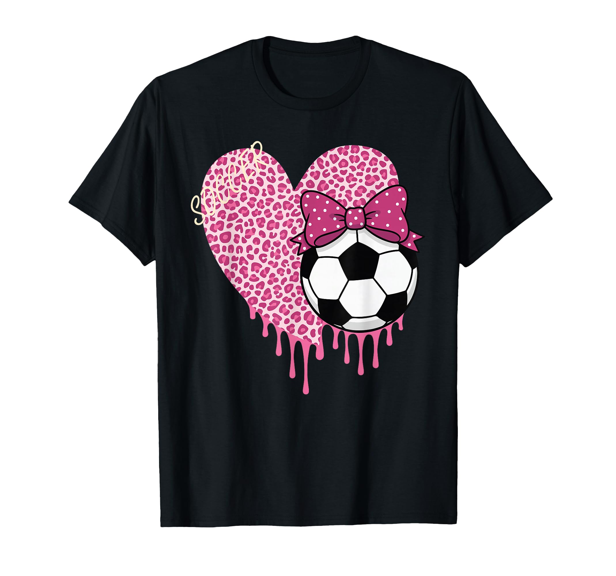Soccer Drip Sister Couquete Bow T-Shirt - Aesthetic Graphic Men Women - T-Shirt, Sweatshirt, Hoodie