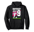 9 Year Old Soccer Birthday Party Hoodie - Custom Art Print for Adults - T-Shirt, Sweatshirt, Hoodie