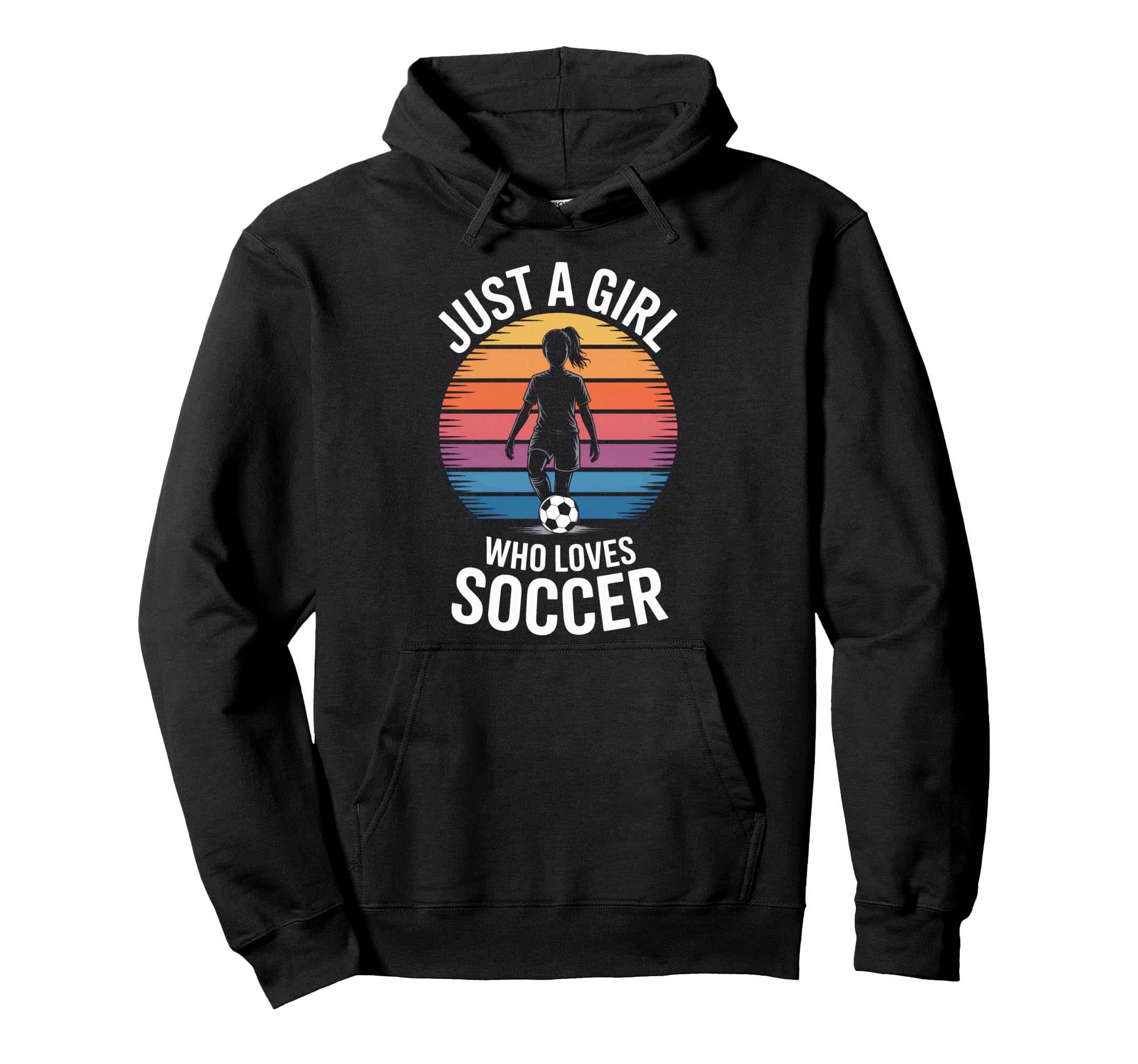 Soccer Enthusiast Just Who Loves Hoodie - Minimalist Print for Adults - T-Shirt, Sweatshirt, Hoodie