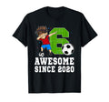 6 Year Old Birthday Soccer Player T-Shirt - Fun Novelty Design Men Women - T-Shirt, Sweatshirt, Hoodie