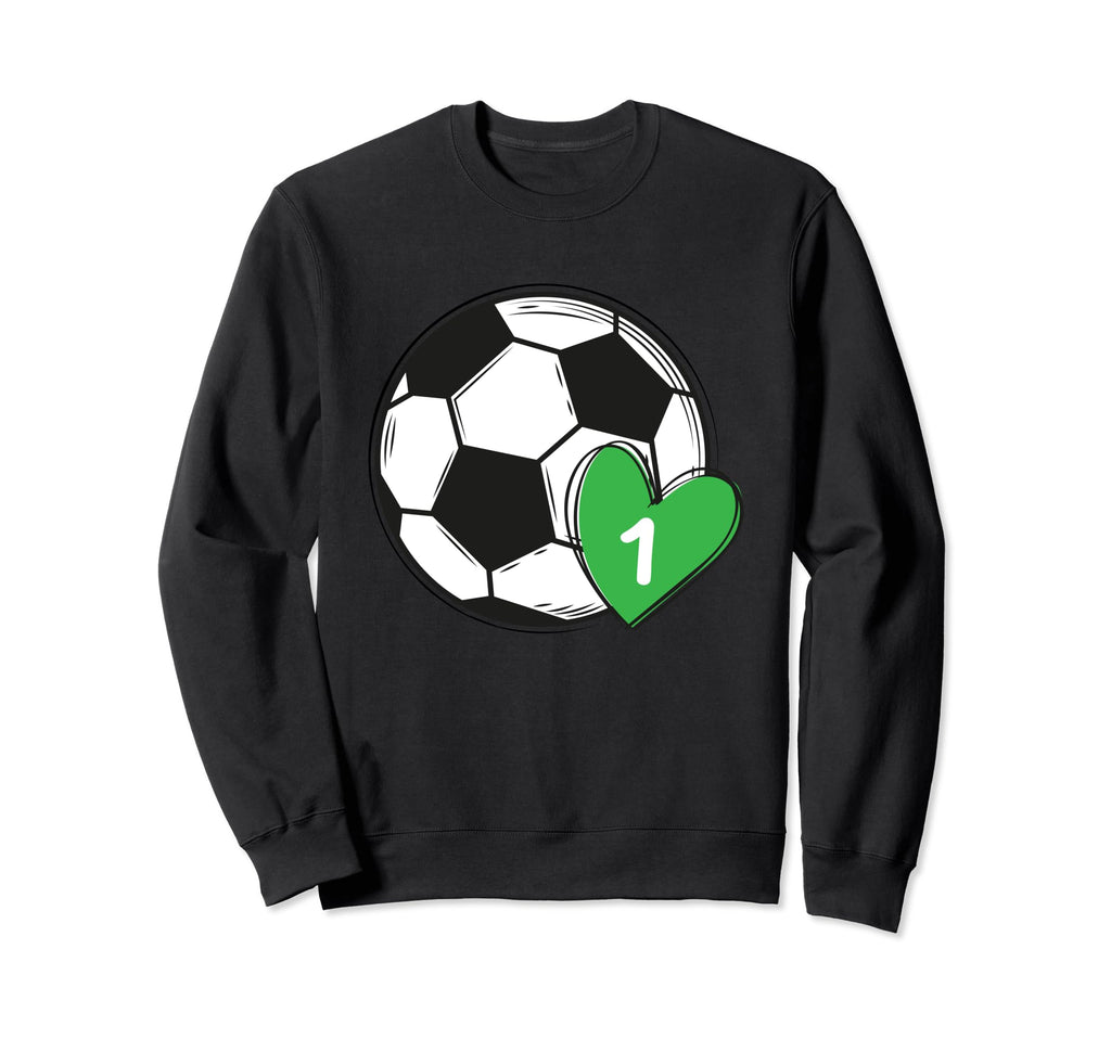 Funny Soccer Ball Number 1 Soccer Sweatshirt - Streetwear Style Unisex - T-Shirt, Sweatshirt, Hoodie