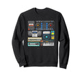 Old School Hip Hop Rap Music Beat Sweatshirt - Unique Graphic Men Women - T-Shirt, Sweatshirt, Hoodie