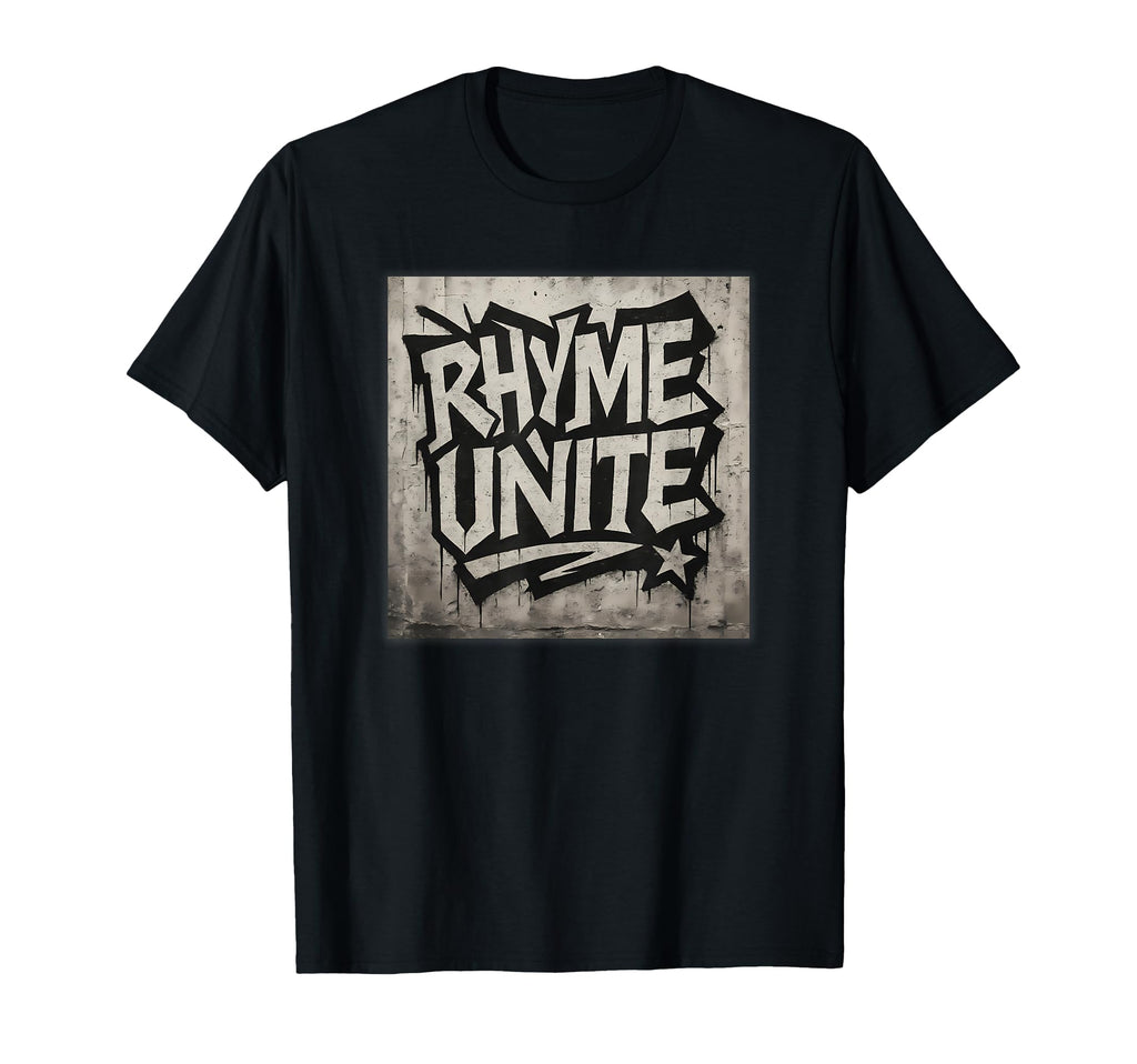 Rhyme Unite Graffiti Tribute Hip Hop T-Shirt - Streetwear Style Men Women - T-Shirt, Sweatshirt, Hoodie