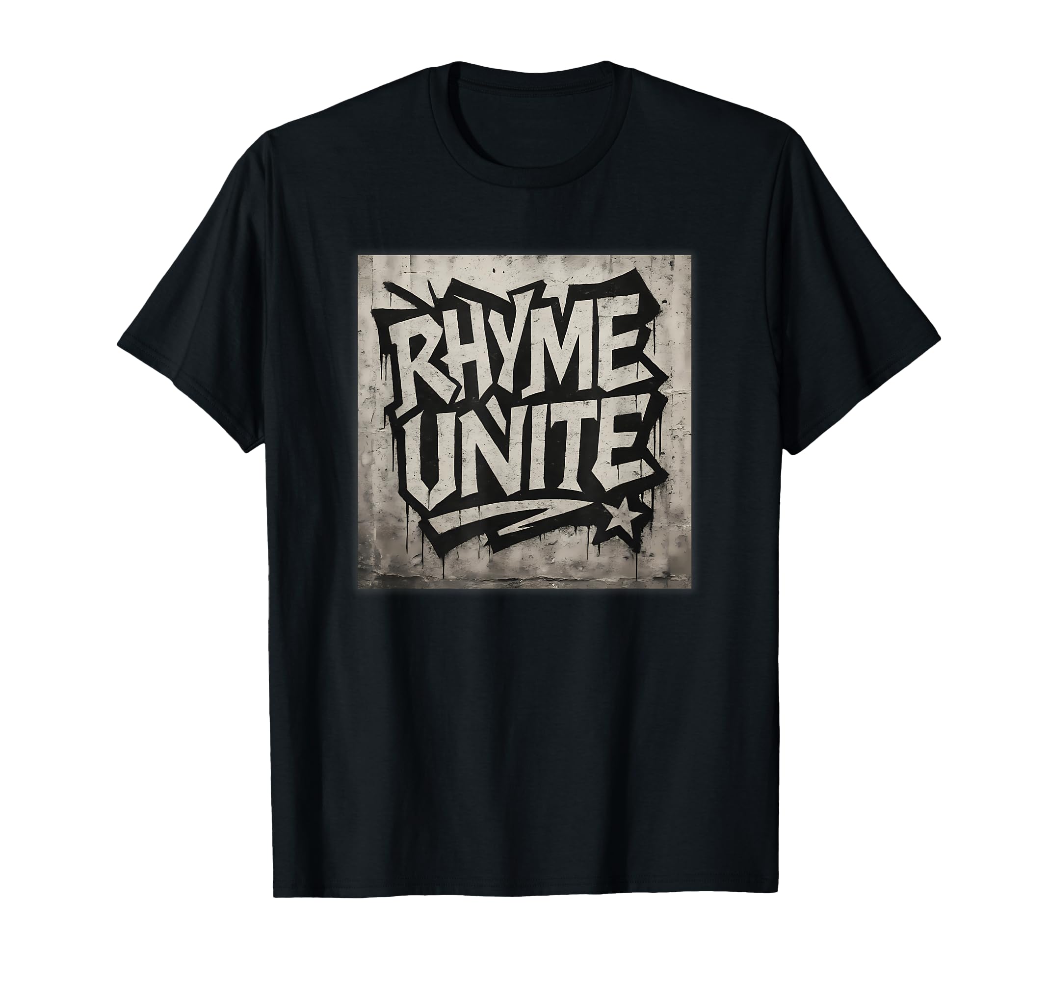 Rhyme Unite Graffiti Tribute Hip Hop T-Shirt - Streetwear Style Men Women - T-Shirt, Sweatshirt, Hoodie