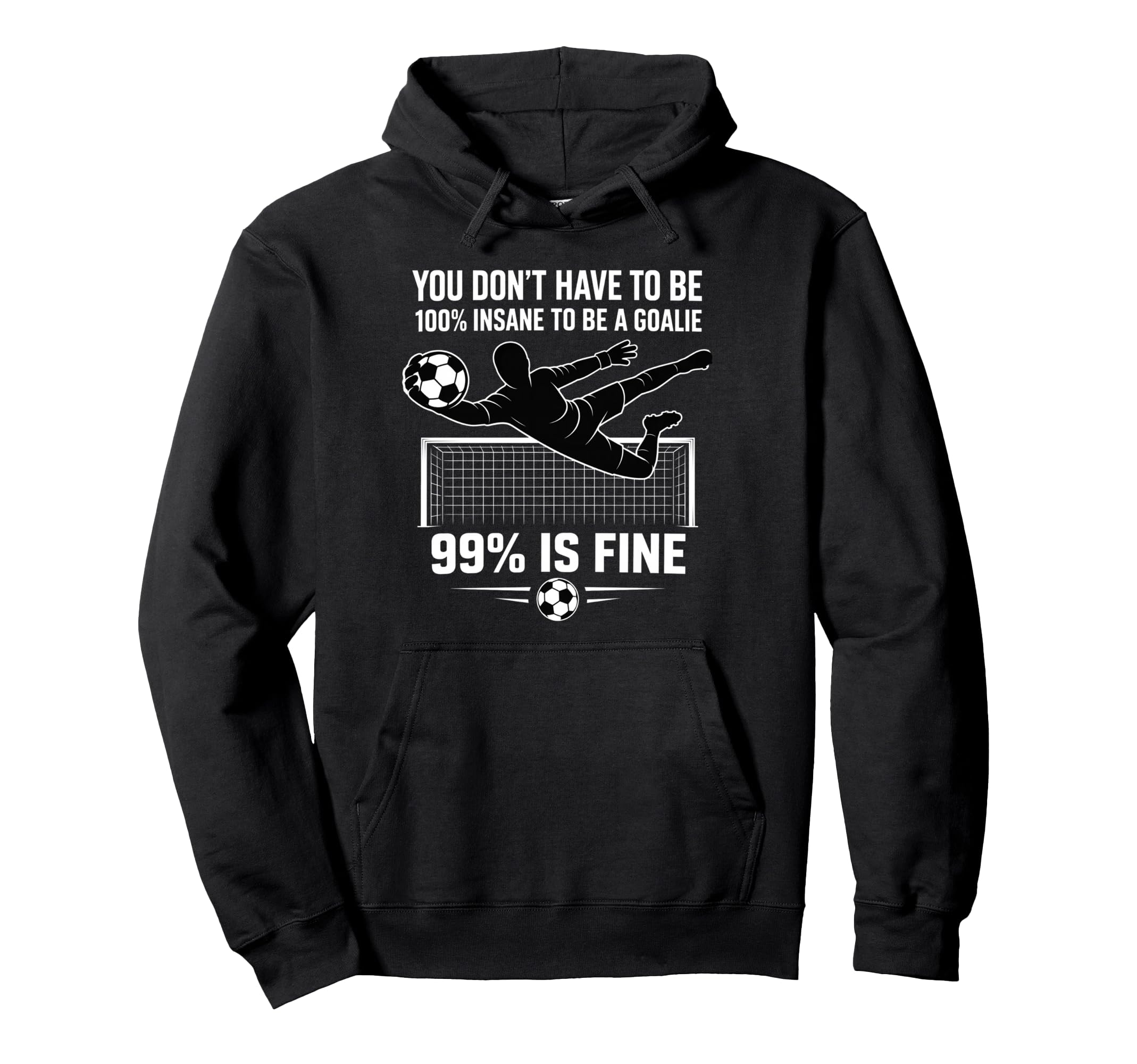 You Dont Have To Be 100 Insane To Be Hoodie - Casual Everyday Wear Unisex - T-Shirt, Sweatshirt, Hoodie