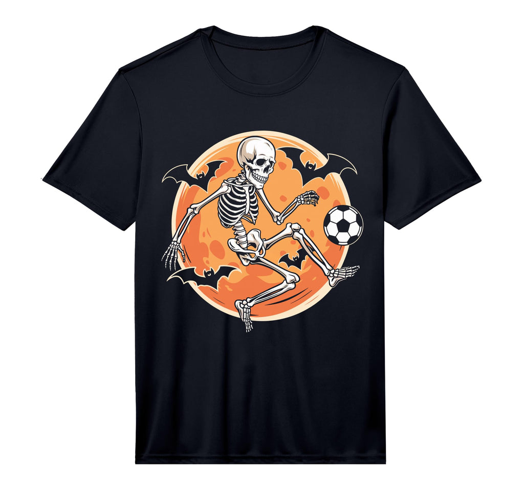 Soccer Skeleton Halloween Soccer Player T-Shirt - Custom Art Print Unisex - T-Shirt, Sweatshirt, Hoodie