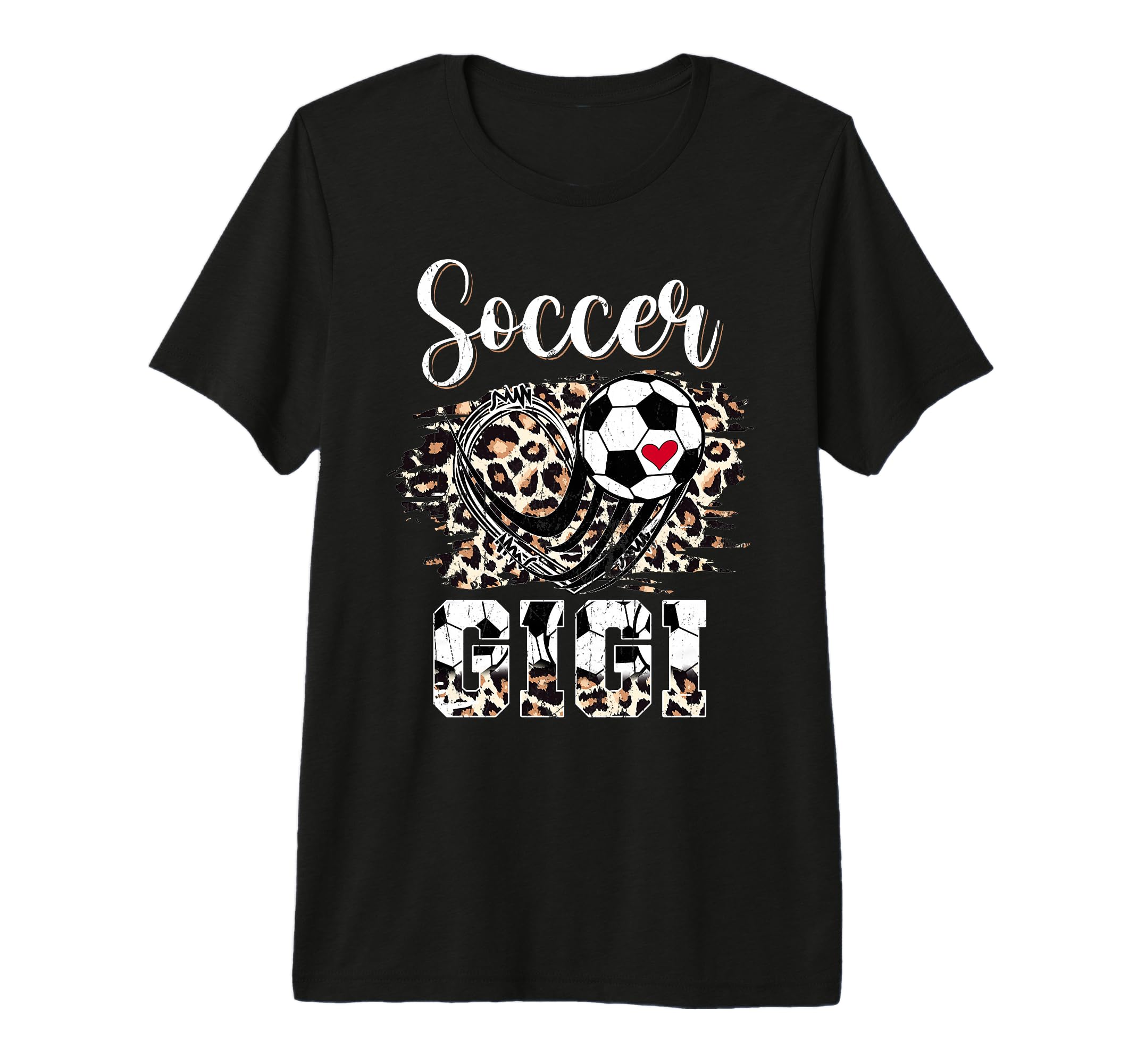 Soccer Gigi Leopard Funny Mothers Day T-Shirt - Novelty Apparel Men Women - T-Shirt, Sweatshirt, Hoodie