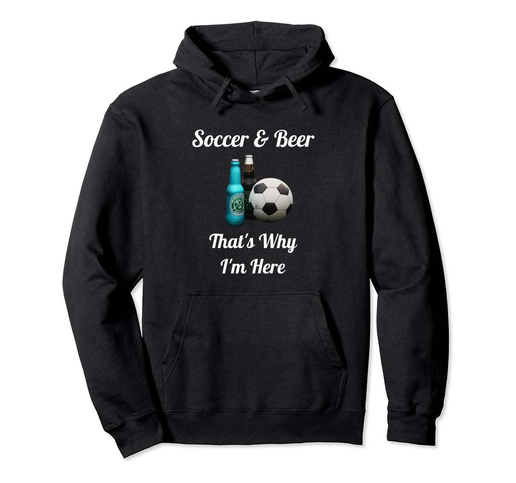 Soccer Beer Funny Soccer Player Hoodie - Unique Graphic for Adults - T-Shirt, Sweatshirt, Hoodie