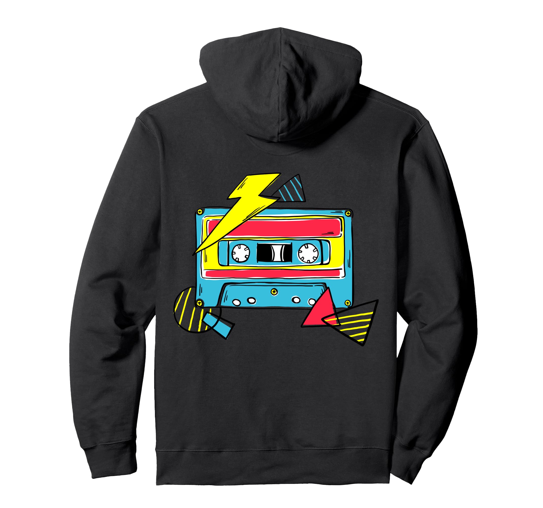 80S Cassette Tape Hoodie - Casual Everyday Wear Men Women - T-Shirt, Sweatshirt, Hoodie