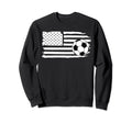 Distressed American Flag Sweatshirt - Casual Everyday Wear Men Women - T-Shirt, Sweatshirt, Hoodie