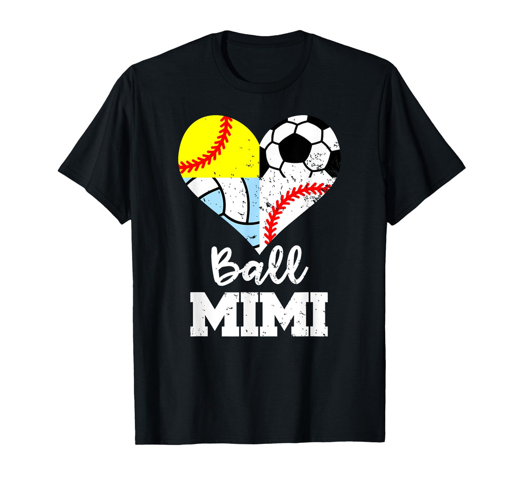 Ball Mimi Soccer Baseball Softball T-Shirt - Trendy Graphic Unisex - T-Shirt, Sweatshirt, Hoodie